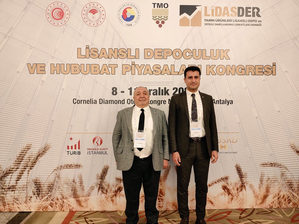 Borsamız "Lisanslı Depoculuk ve Hububat Piyasaları Kongresi"ne katıldı. 08-11-12-2022