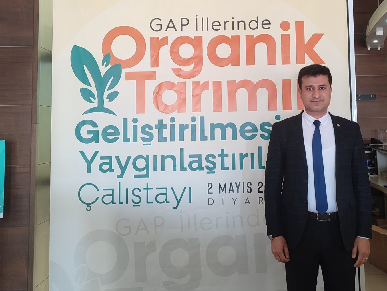 Borsamız Genel Sekreteri İsa AKDAŞ; GAP İllerinde Organik Tarımın Geliştirilmesi ve Yaygınlaştırılması Çalıştayı'na katılım Sağladı. 02/05/2023