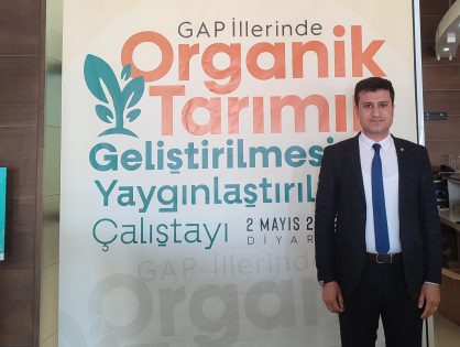 Borsamız Genel Sekreteri İsa AKDAŞ; GAP İllerinde Organik Tarımın Geliştirilmesi ve Yaygınlaştırılması Çalıştayı'na katılım Sağladı. 02/05/2023