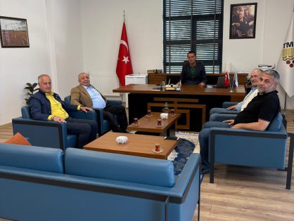 BAŞKAN ARİF GÜNEŞ VE BERABERİNDEKİ HEYETTEN TMO BAŞMÜDÜRLÜĞÜNE ZİYARET 7/05/2025