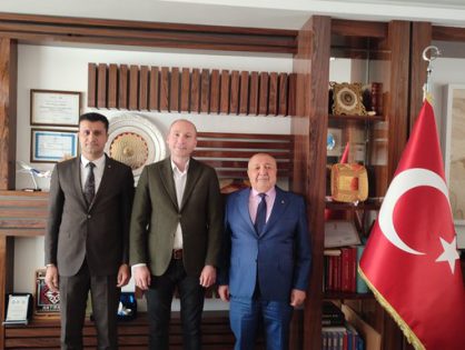 BAŞKAN GÜNEŞ VE GENEL SEKRETER AKDAŞ'TAN DİKA GENEL SEKRETERİ ANİÇ'E ZİYARET 22.10.2025