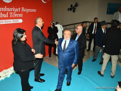 BAŞKANIMIZ ARİF GÜNEŞ, CUMHURİYETİMİZİN 102. KURULUŞ YIL DÖNÜMÜ KUTLAMALARI KABUL TÖRENİ'NE KATILDI 29.10.2025
