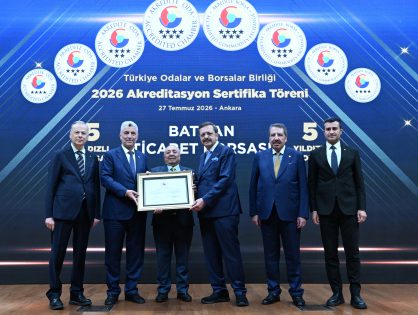BATMAN TİCARET BORSASI'NDA 5 YILDIZLI HİZMET KALİTESİ TESCİLLENDİ 27/07/2026